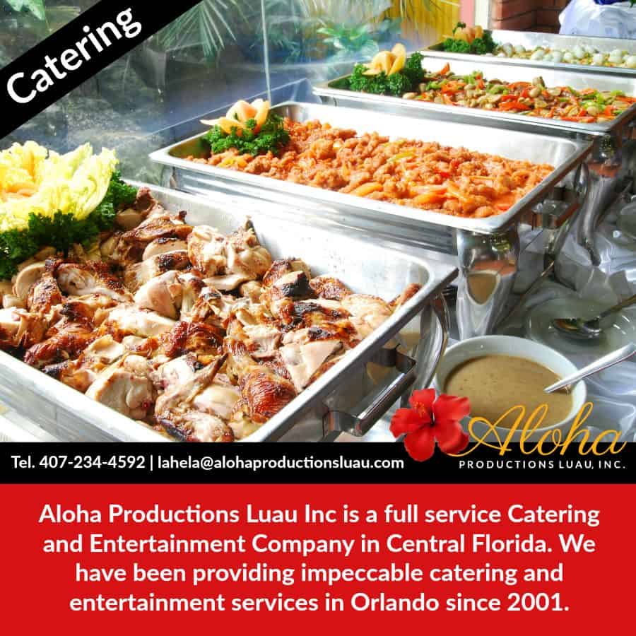Orlando Florida Wedding Catering Aloha Productions Luau Orlando, FL