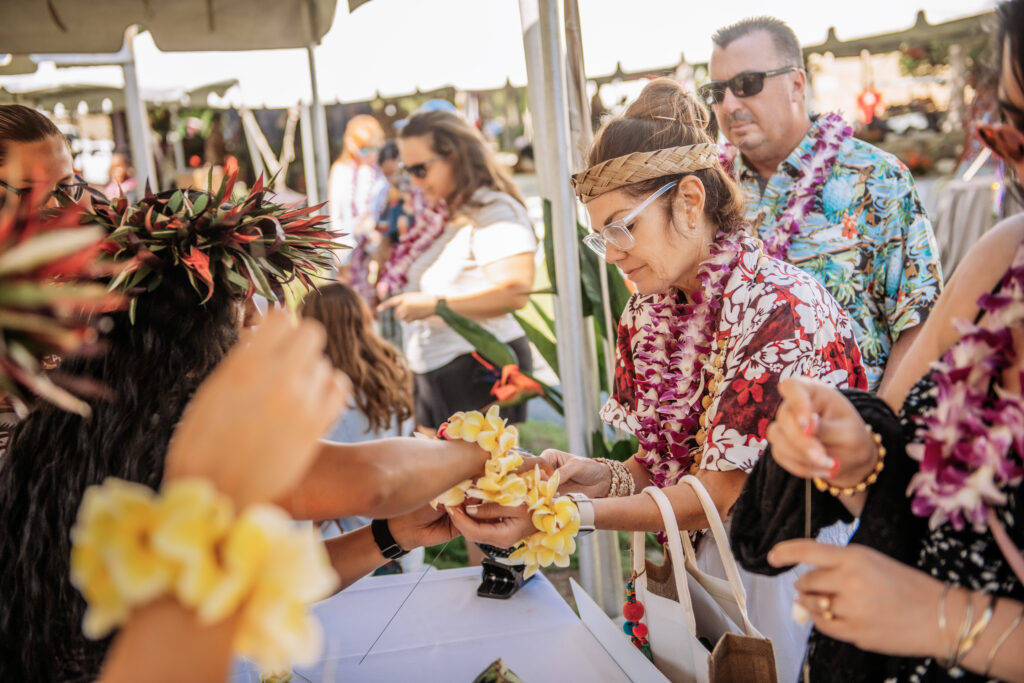 Lei Making Workshop from Aloha Productions in Florida